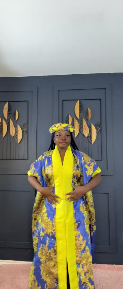 Royal Bubu Kimono – Brocade & Mikado Blend